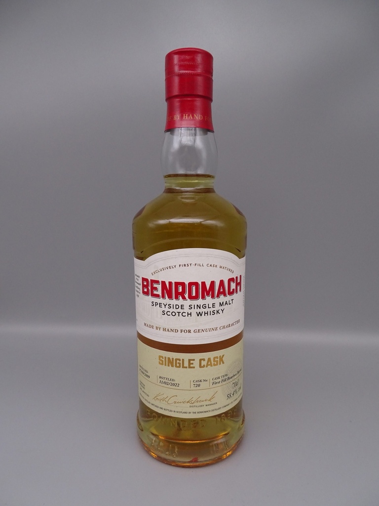 Benromach 2009/2022 12yo First Fill Bourbon Barrel 720 58,4%