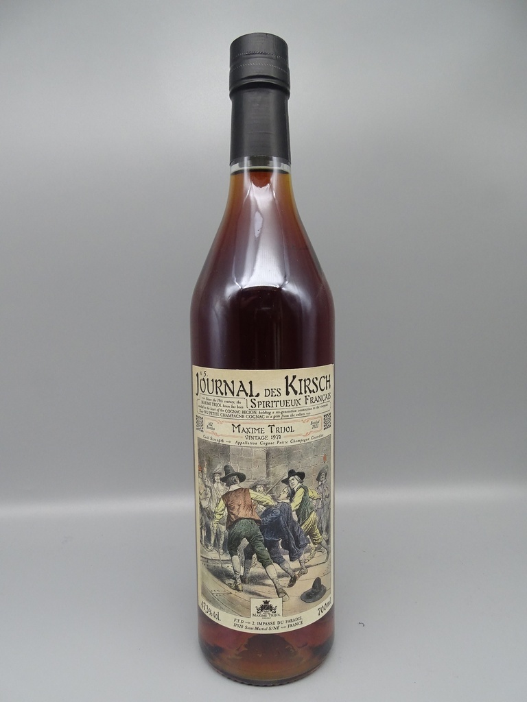 Maxime Trijol Cognac Petite Champagne 1972/2023 "Journal de Kirsch" Cask Strength  47,3%