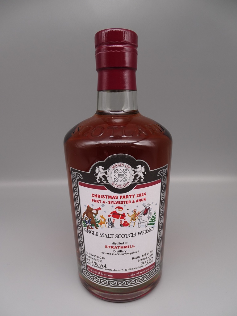 Strathmill 2012/2024 Christmas 2024 Sherry Hogshead 55,4%