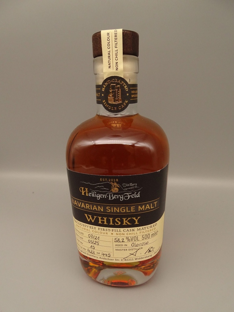 HeiligenBergFeld 2021/2025 Cask No. 19 First Fill Oloroso 58,2% 500ml