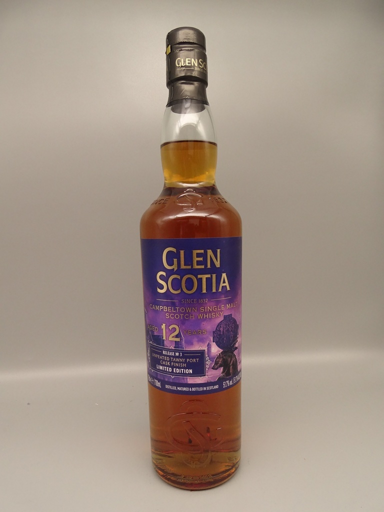 Glen Scotia 12yo THE WULVER Icons of Campbeltown No. 3 of 5 Unpeated Tawny Port Cask Finish 51,7%