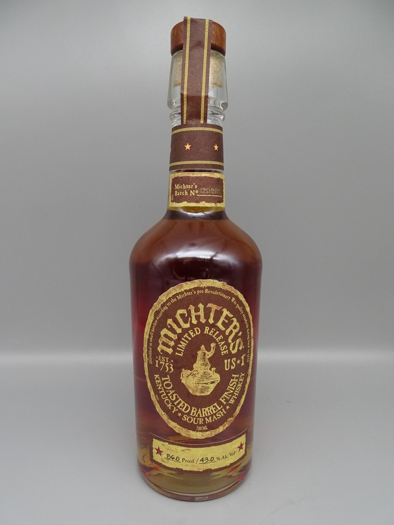 Michter's Toasted Barrel Finish Kentucky Sour Mash Whiskey 2025 43,0%