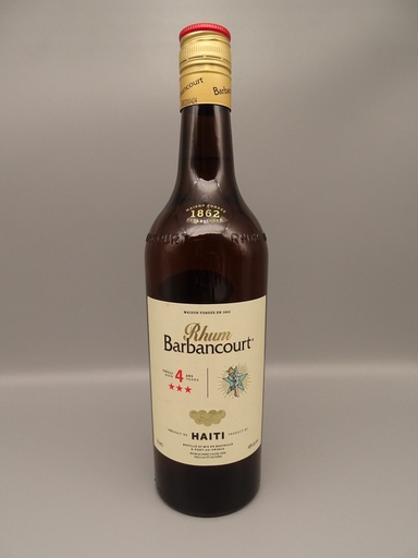 Barbancourt 4yo 100% Sugar Cane Rum Haiti 40%
