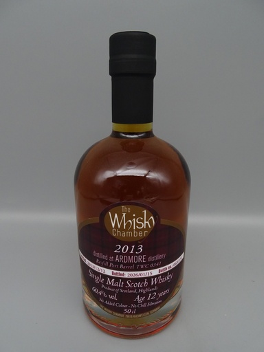 Ardmore 2013 12yo Refeill Port Cask 60,4%