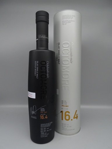 Octomore 16.4 5yo Bourbon & French Virgin Oak 189ppm 62,6%